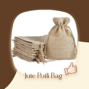 100% Thick Cotton Fabric Jute Potli Bags Pack of 100